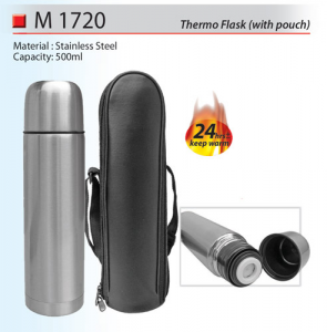 Thermo flask with pouch (M1720)